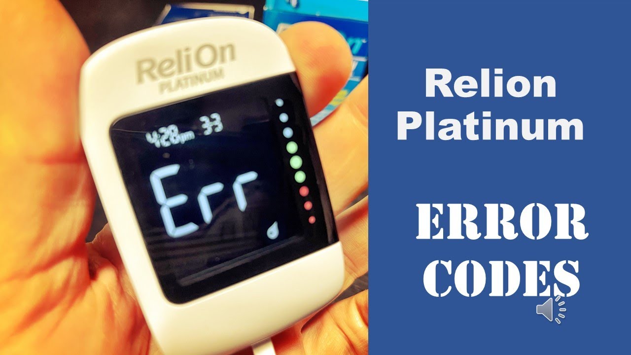Коды ошибок Relion Platinum