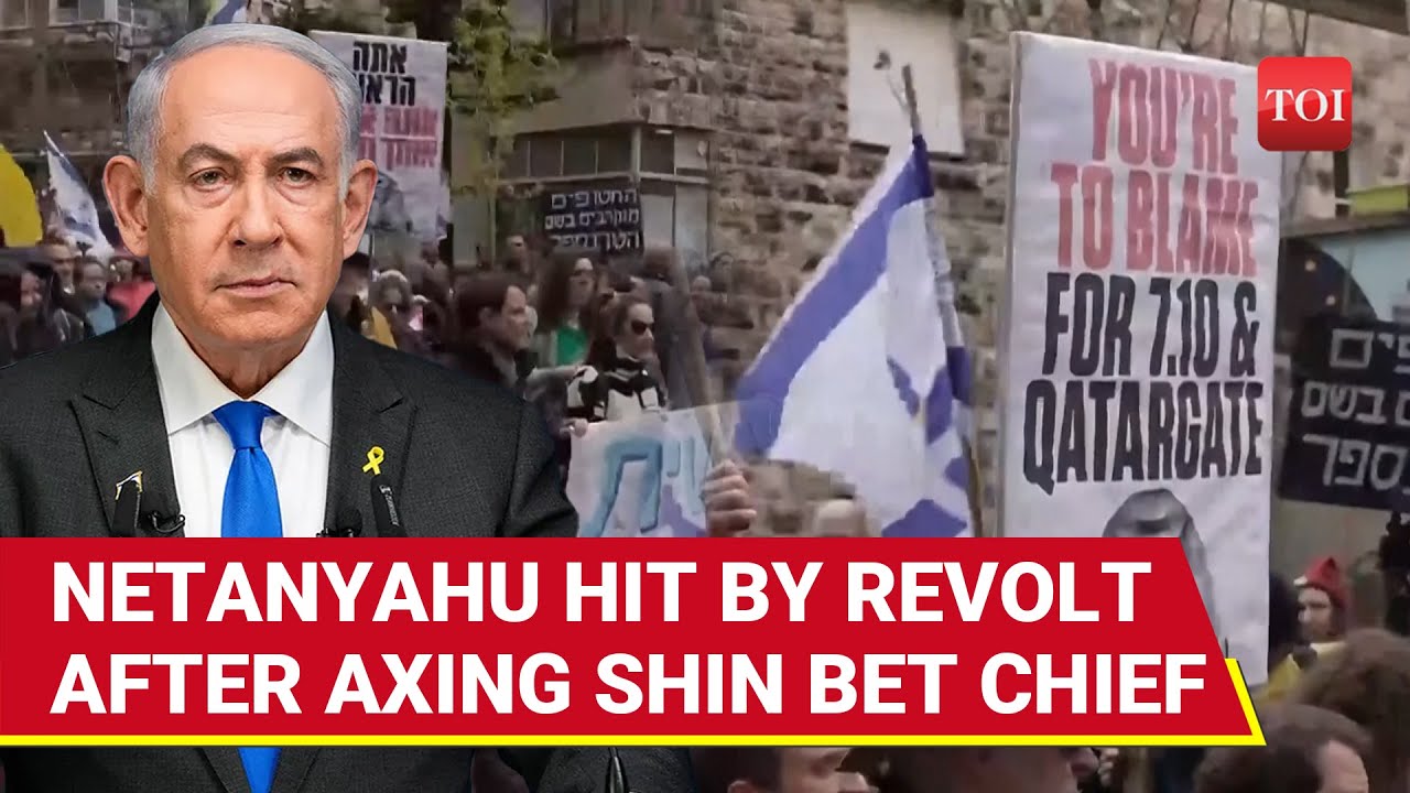 Netanyahu Cornered At Home; Israeli PM Faces Massive Backlash Over Shin Bet Chief Firing