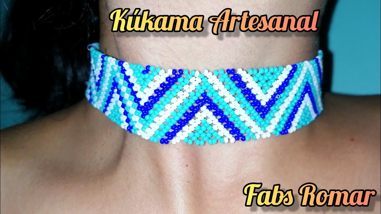 gargantilla de chaquira Zulu ❤️