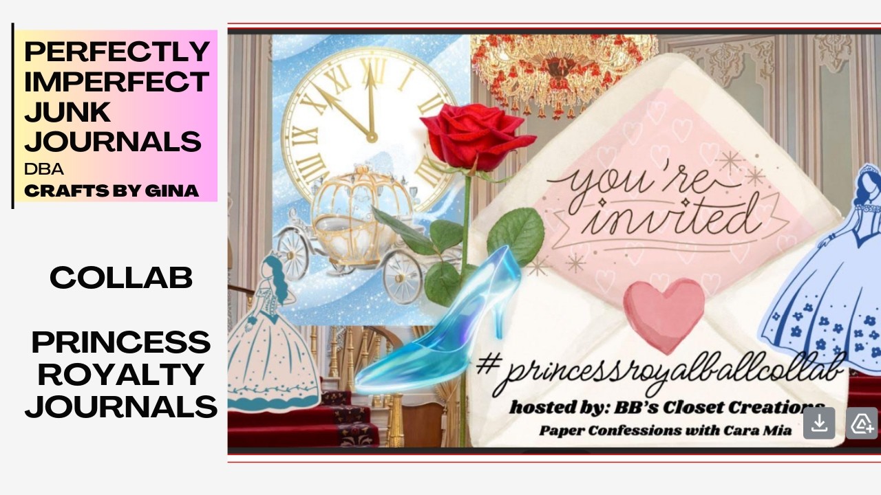Princess Journal SWAP Collaboration #PrincessRoyalBallJournalSwapCollab