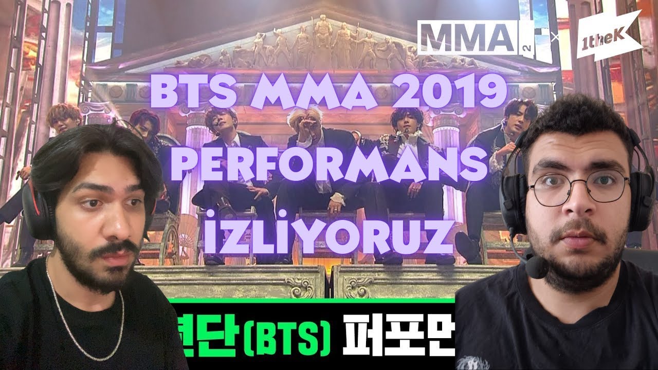 umutvalper BTS MMA 2019 PERFORMASNI İZLİYOR !!!