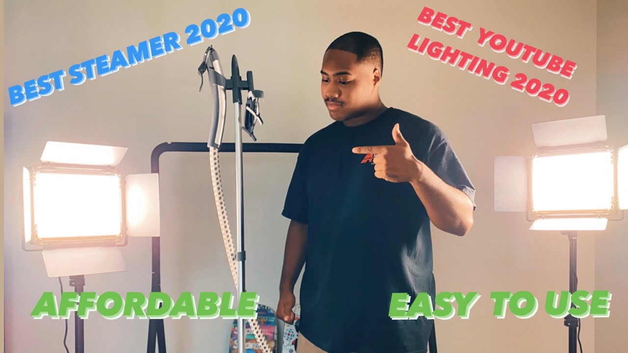 BEST LIGHTING FOR YOUTUBE VIDEOS & BEST CLOTHING STEAMER 2020!!! (AMAZON PICK UPS)