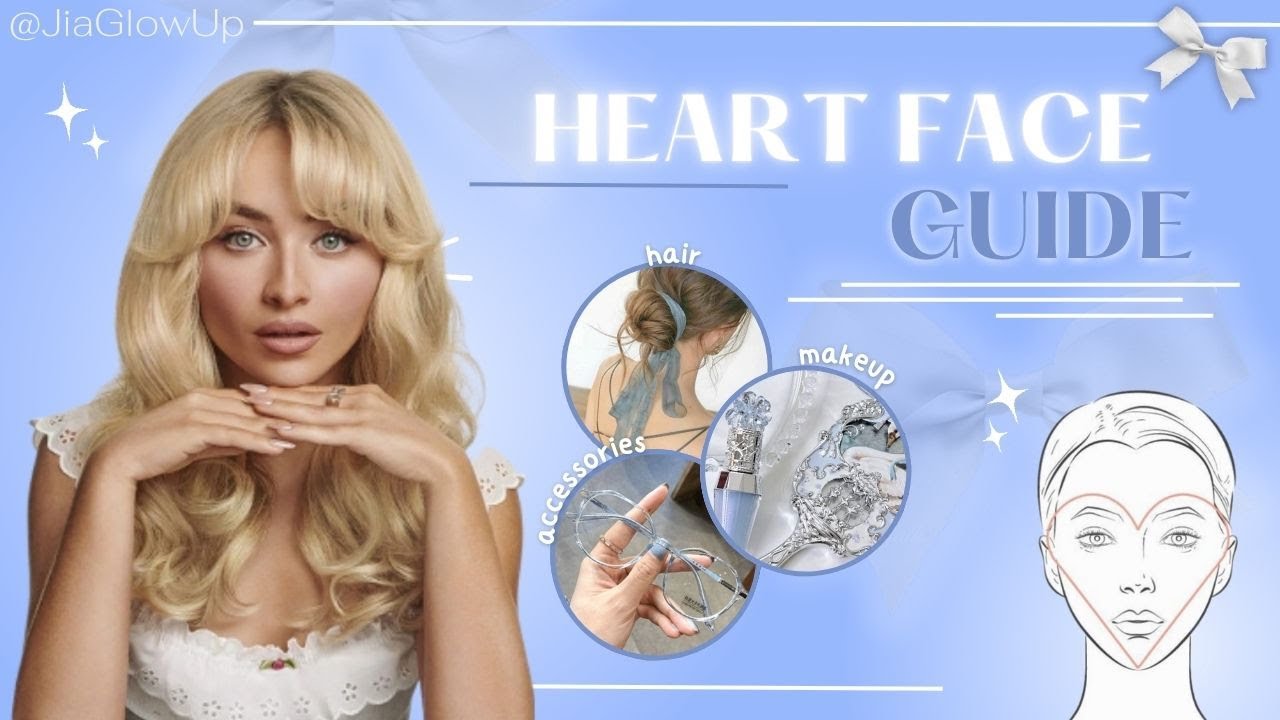 The Heart Face Guide!!  ˚˖𓍢ִ໋🦢˚ JiaGlowUp!!