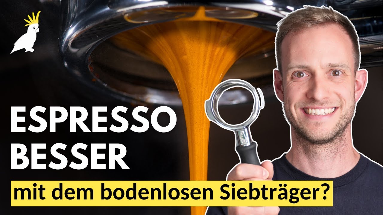 Unverzichtbar für besseren Espresso: Der bodenlose Siebträger