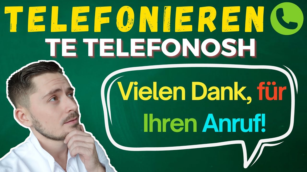 TELEFONIEREN / TE TELEFONOSH  / Meso Gjermanisht / OGjerman