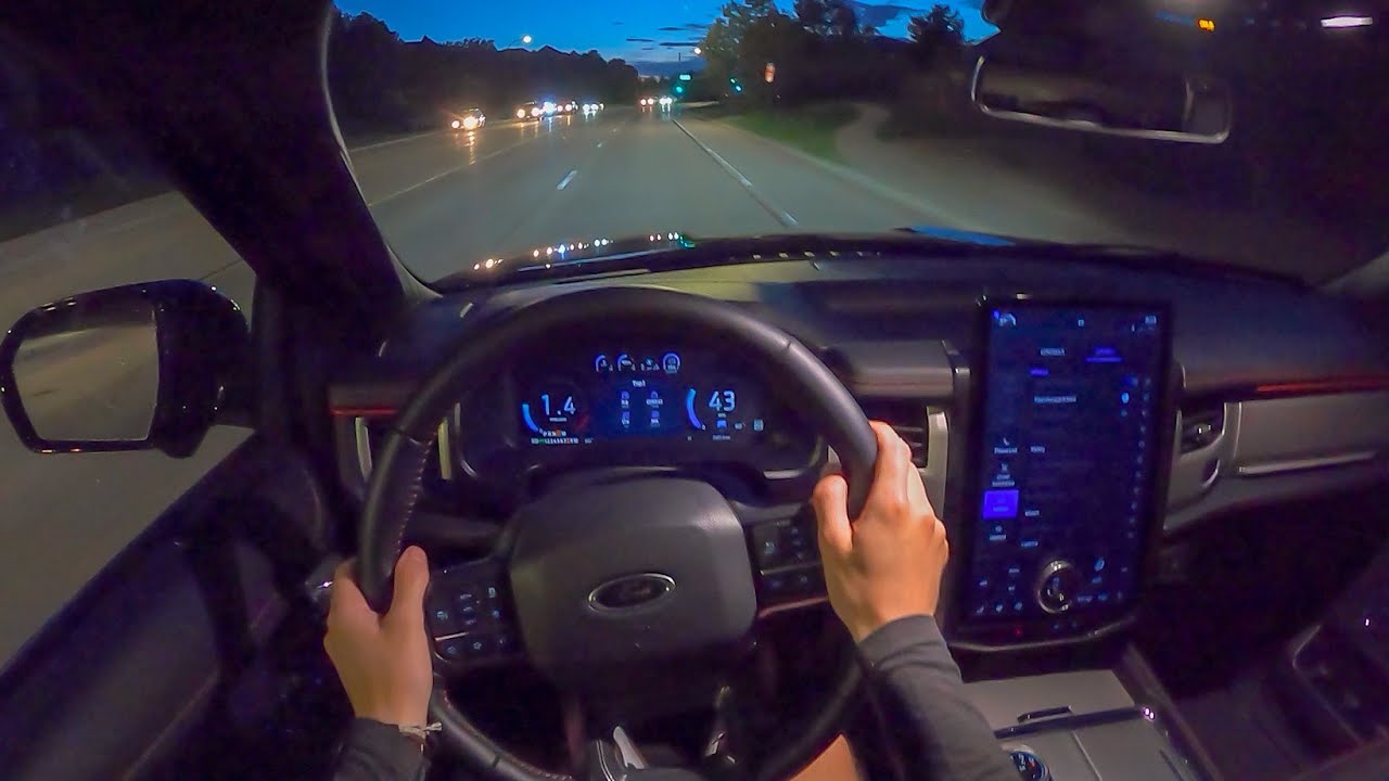 2023 Ford Expedition Timberline - POV Night Drive (Binaural Audio)