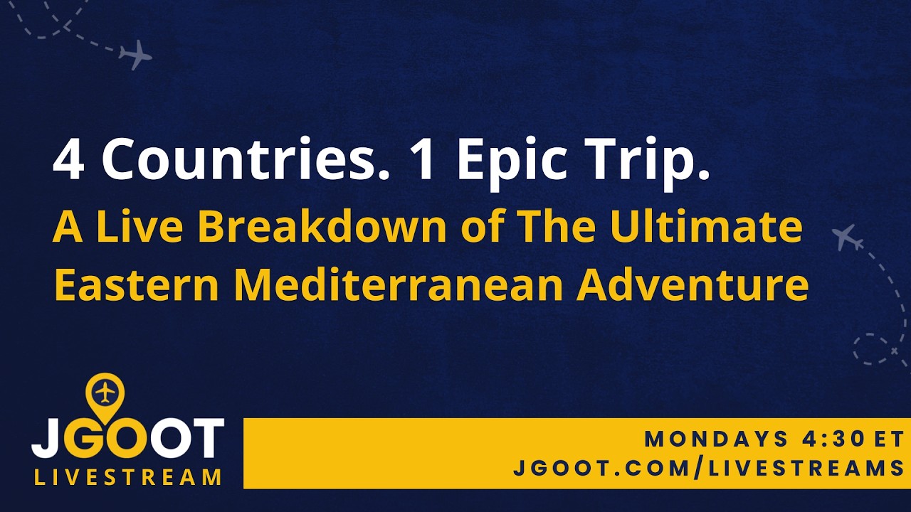 4 Countries. 1 Epic Trip. (A Live Breakdown of the Ultimate Eastern Mediterranean Adventure)