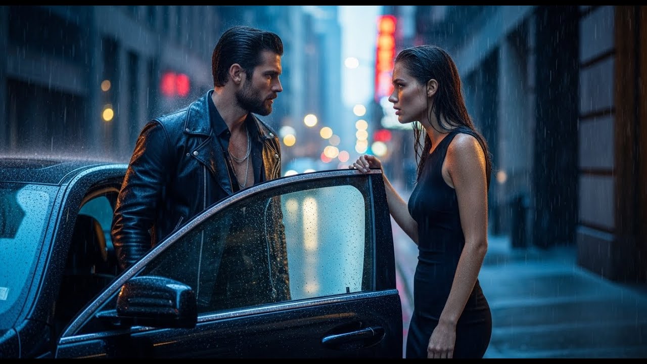She Hid Her Tears in the Rain — Until a Black Car Stopped and the Mafia Boss Said, 'Come With Me