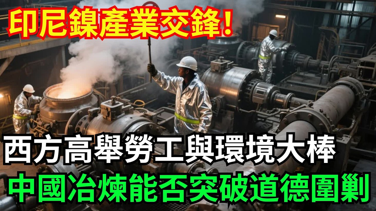 印尼鎳産業交鋒！西方高舉“勞工與環境”大棒，中國冶煉技術能否突破“道德圍剿”？【八哥說世界】#科普  #超級工程 #建造#中國基建