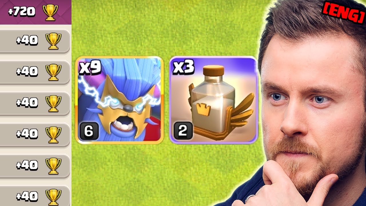 180 Triple in a Row in Ranked Mode and Town Hall 16 vs 17