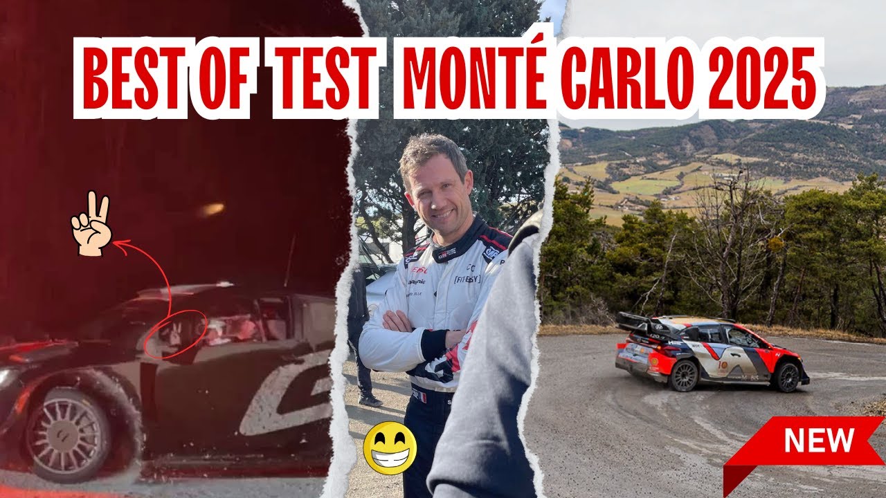 TEST WRC - Best Of Test Rally Monté Carlo 2025