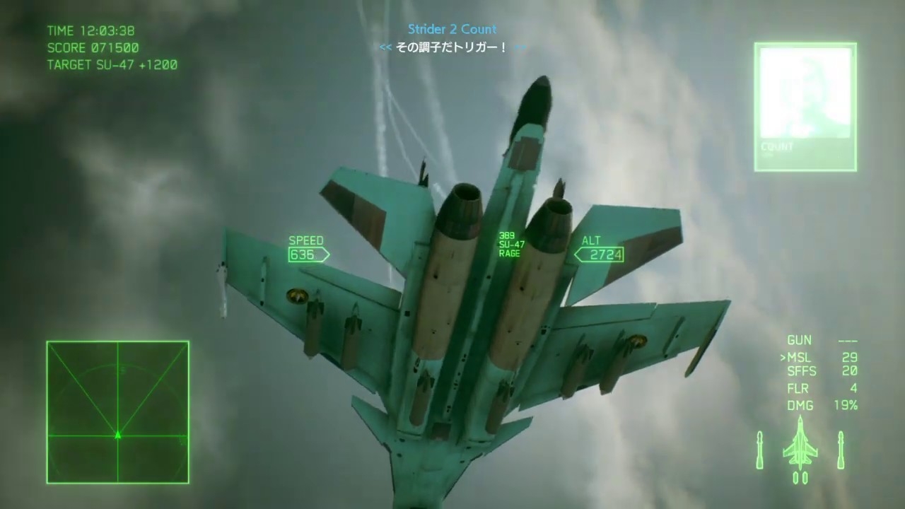 エースコンバット7 ※ネタバレ注意 ミミック隊レイジルート