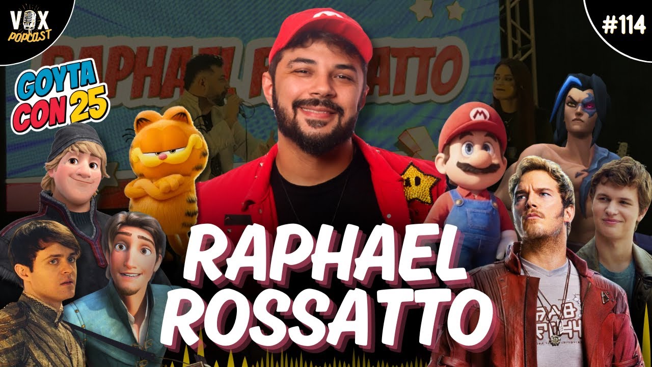 DUBLADOR RAPHAEL ROSSATTO | MARIO, SENHOR DAS ESTRELAS, JASKIER | GOYTACON 2025 | Vox PopCast #114