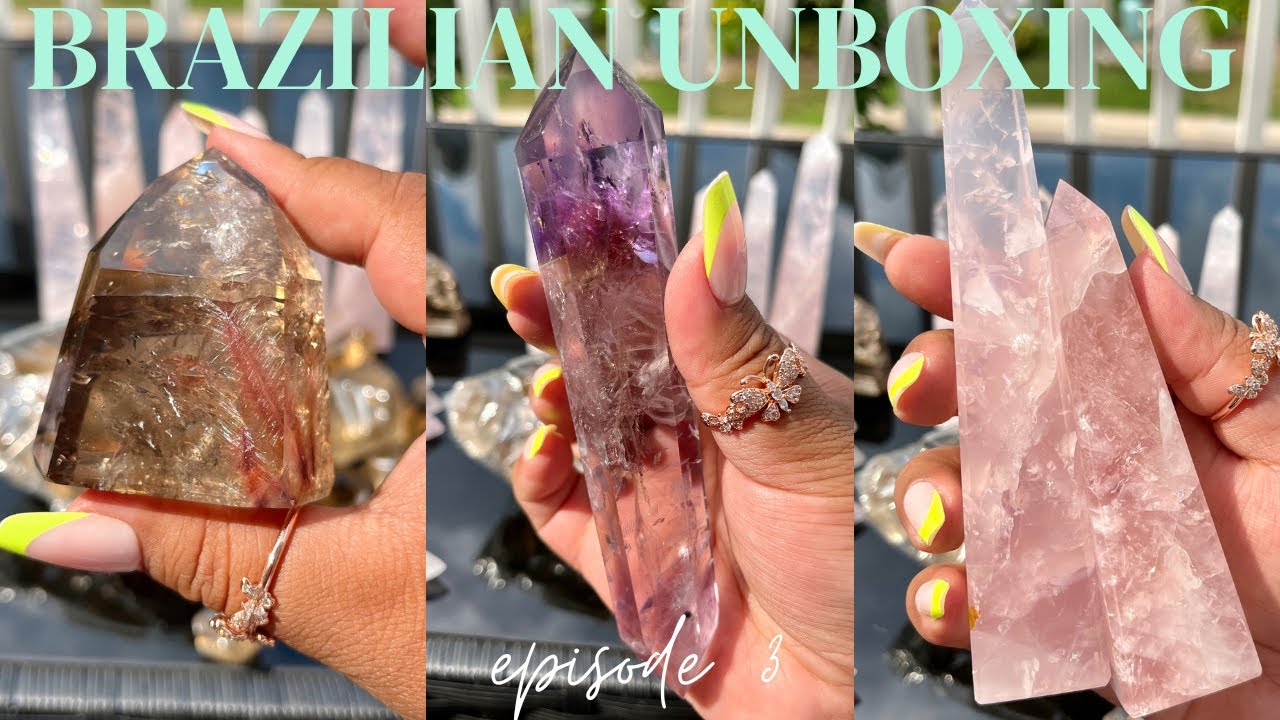 BRAZILIAN SUPPLIER CRYSTAL HAUL - EPISODE 3 | CITRINE, ROSE QUARTZ OBELISKS, AMETHYST WANDS!
