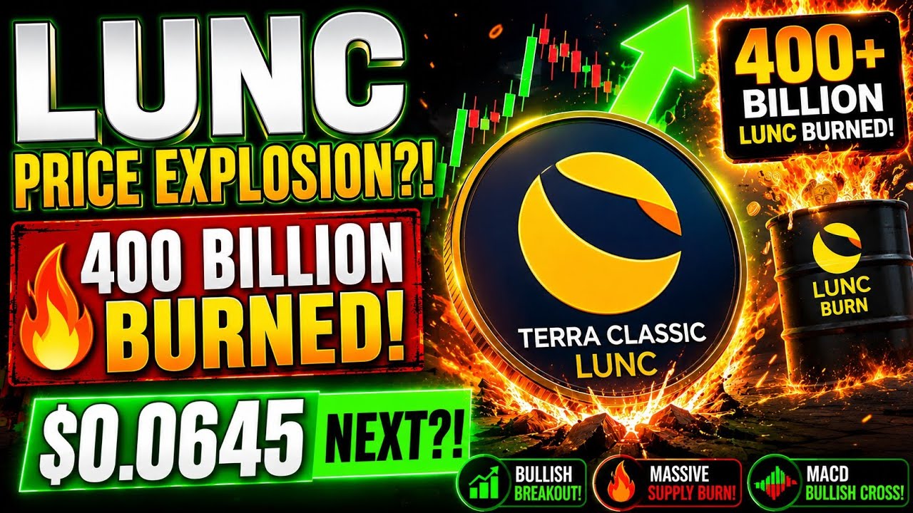 LUNC PRICE EXPLOSION?!  400 BILLION BURNED &mdash; $0.0645 NEXT?!