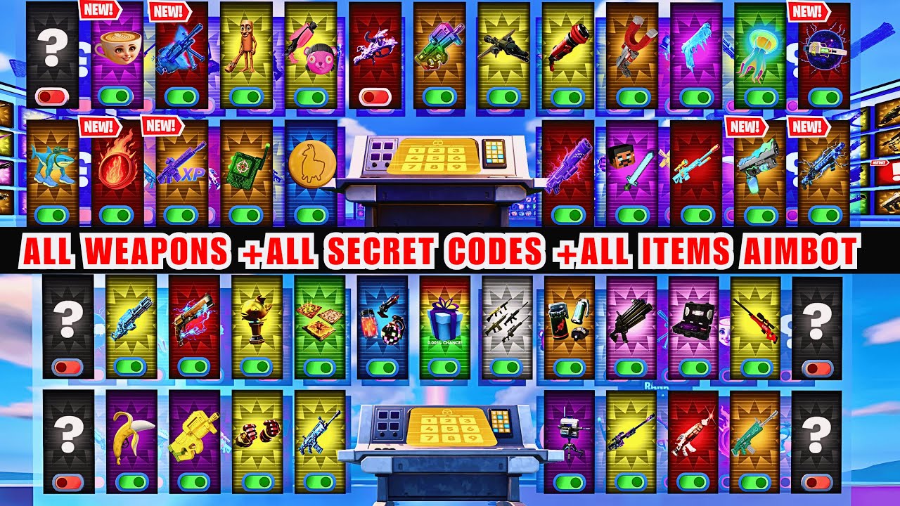 Fortnite Crazy 1v1 FFA - All Guns & Rides NEW SECRETS😱(Best Guide)!