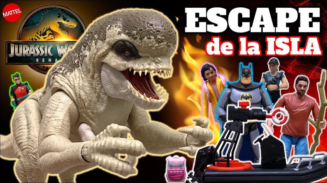Set del DISTORTUS REX & Escape de la ISLA - Jurassic World Rebirth (2025) | Mattel - TOY SHOTS