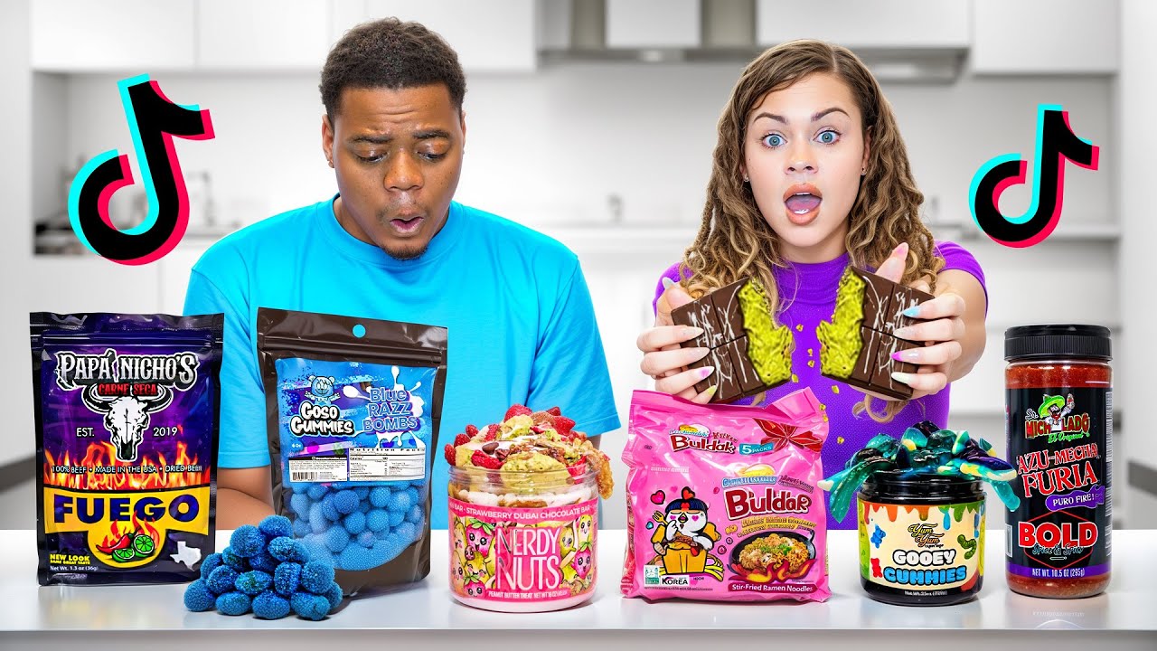 Trying VIRAL Snacks From TikTok Shop! 