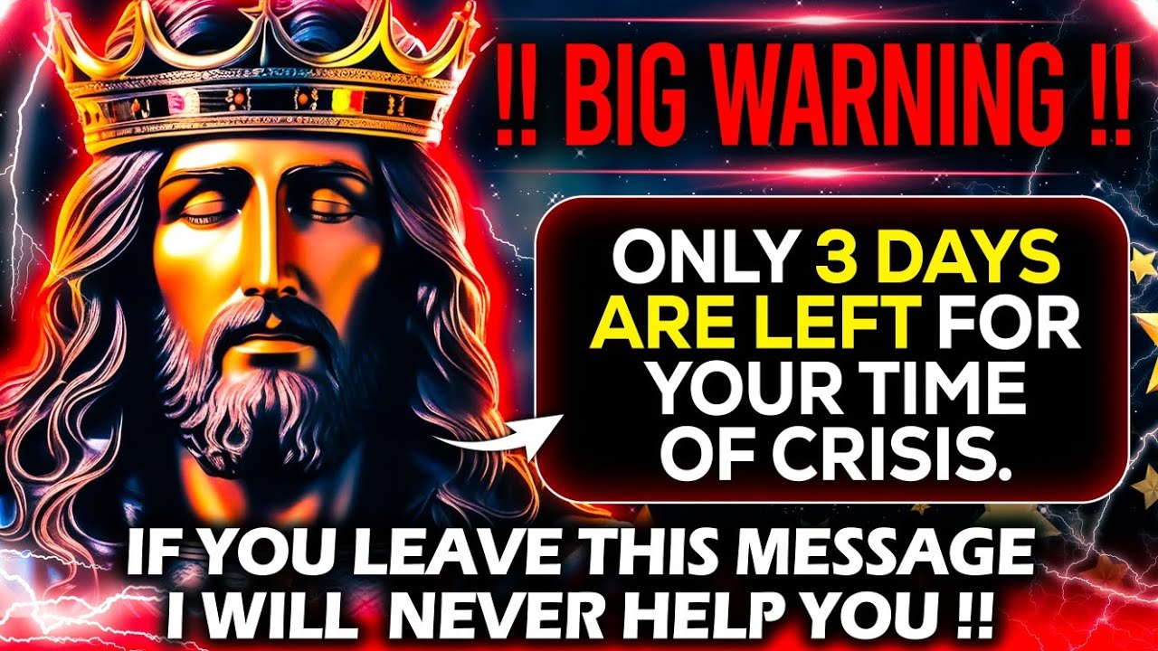 🛑 !! BIG WARNING !! IF YOU LEAVE THIS MESSAGE I WILL NEVER HELP YOU !! #godmessages #lawofattraction