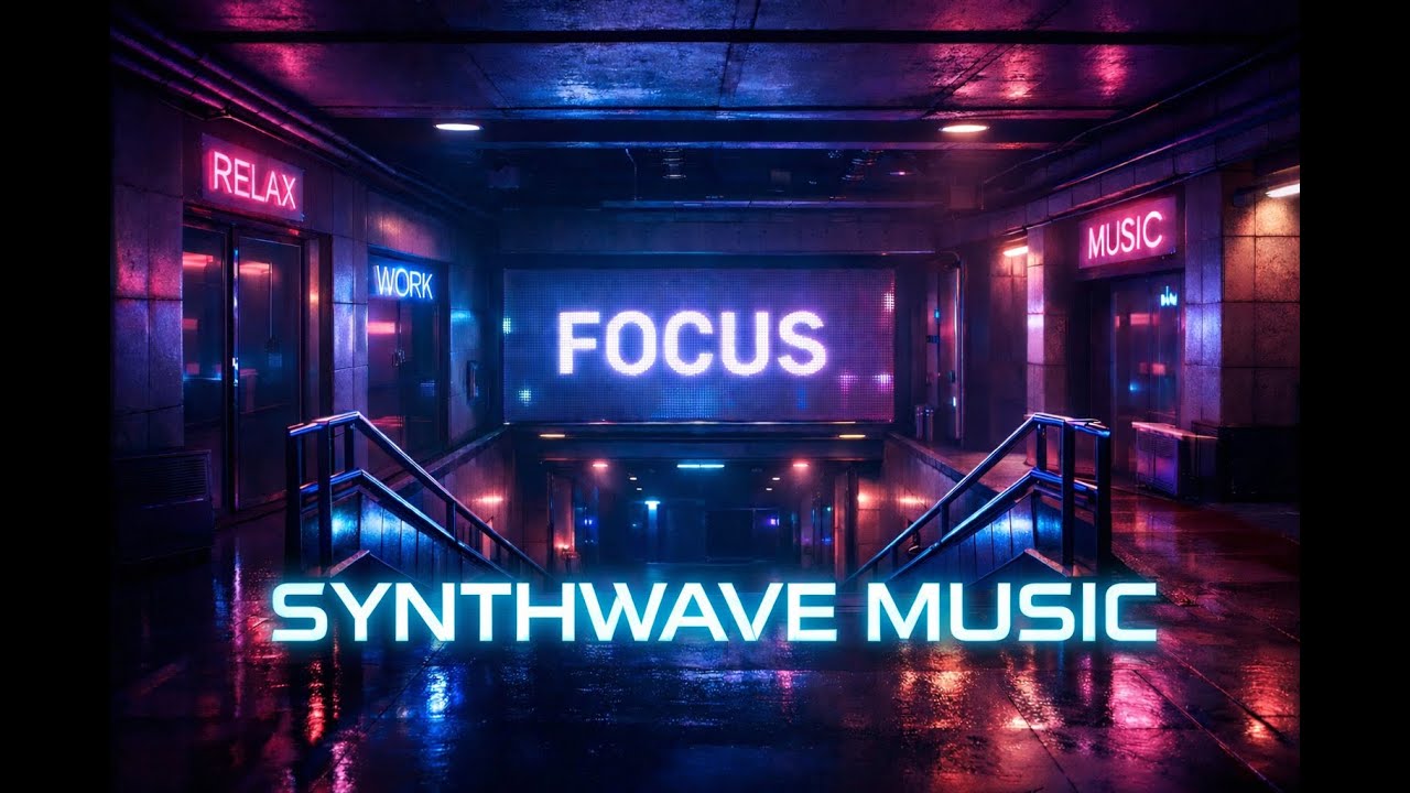 FOCUS MODE – Deep Synthwave for Coding, Work, and Late Night Concentration