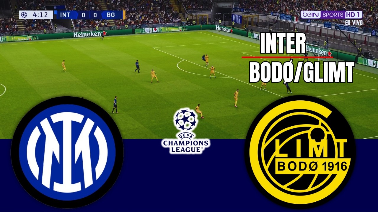 INTER vs BODØ/GLIMT UEFA CHAMPIONS LEAGUE 2026 Full Match Simulation/Prediction PES 26 Gameplay