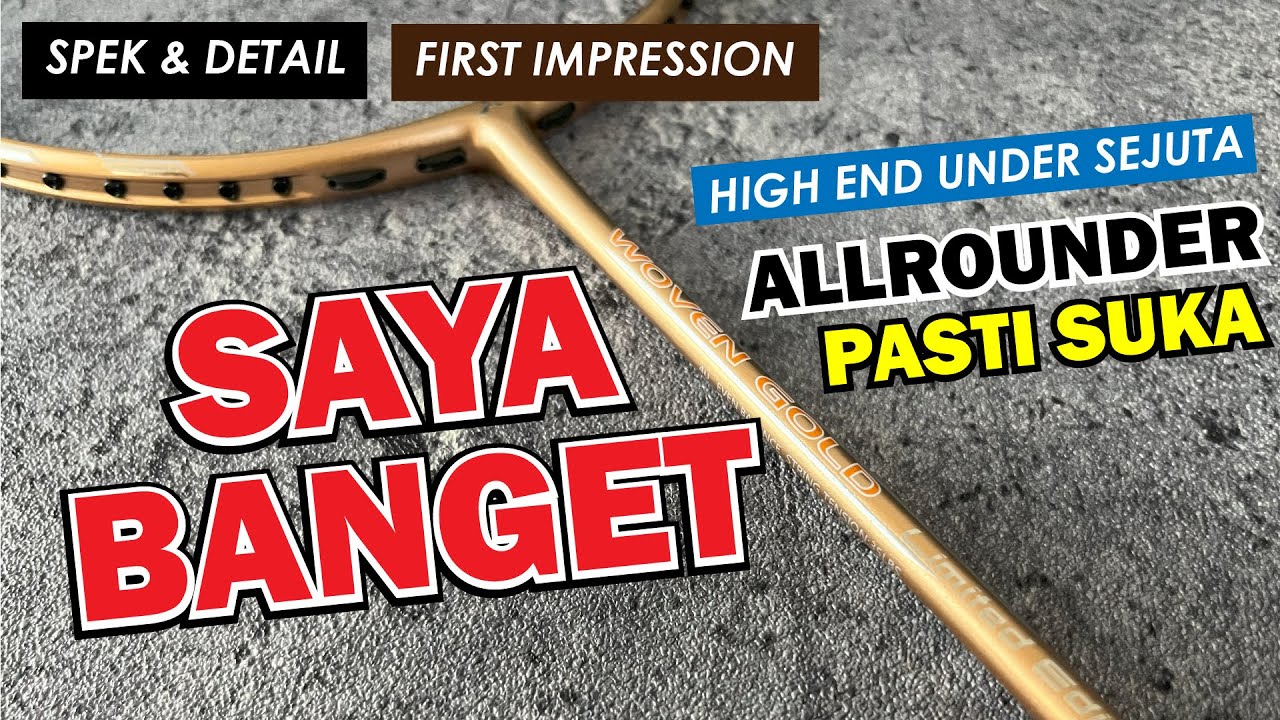 Saya Suka Maxbolt Woven Gold Limited Edition