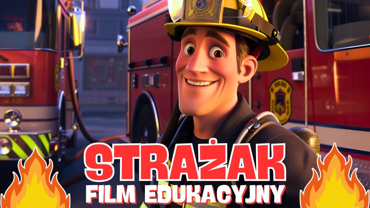 🚨 STRAŻ POŻARNA – Film edukacyjny | Zawód STRAŻAK 🚒🔥