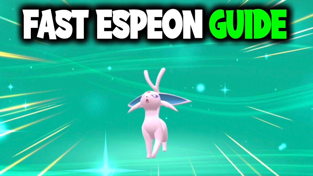 HOW TO EASILY EVOLVE EEVEE INTO ESPEON ON POKEMON BRILLIANT DIAMOND AND SHINING PEARL