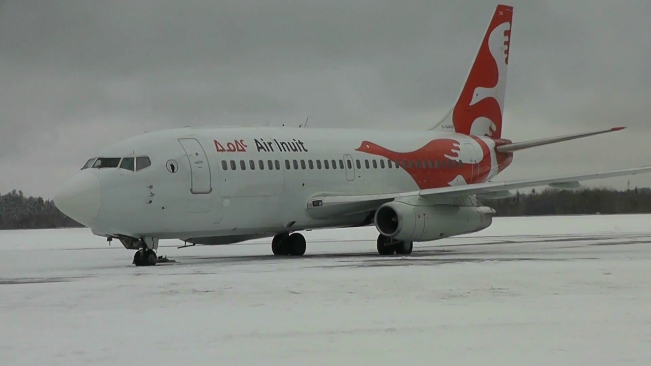 Air Inuit | Boeing 737-200 startup - taxi - takeoff | C-GAIG | Val-d'Or (CYVO)