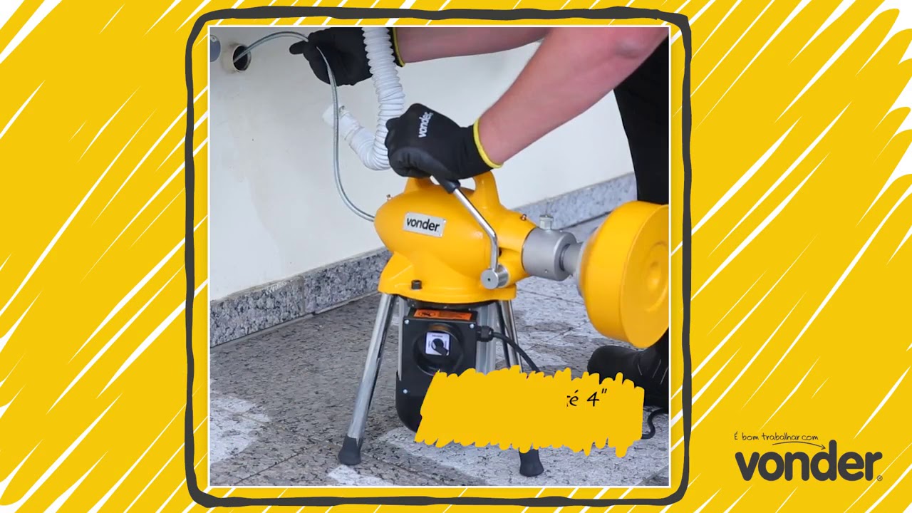 Desentupidora elétrica DV 390 VONDER
