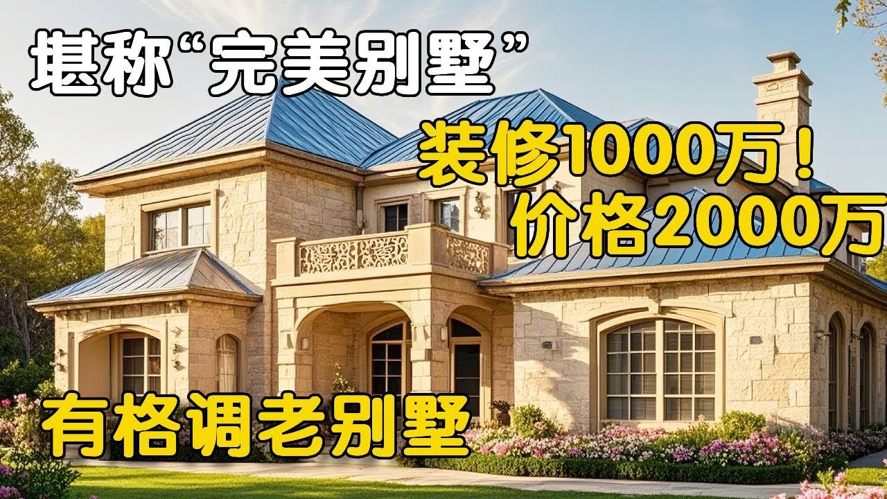 堪称完美别墅，很有格调富有韵味了老别墅，装修竟有1000w如今出售2200w！#房产达人#房产知识
