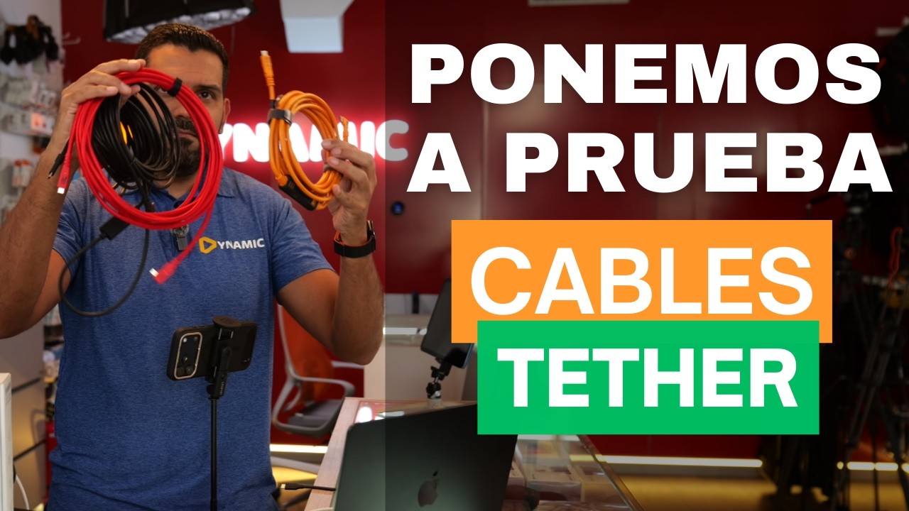 Probamos Cables USB C y los comparamos con un cable TetherPro Optima 10Gbps Gen 2 USB-C 4,6 Mts
