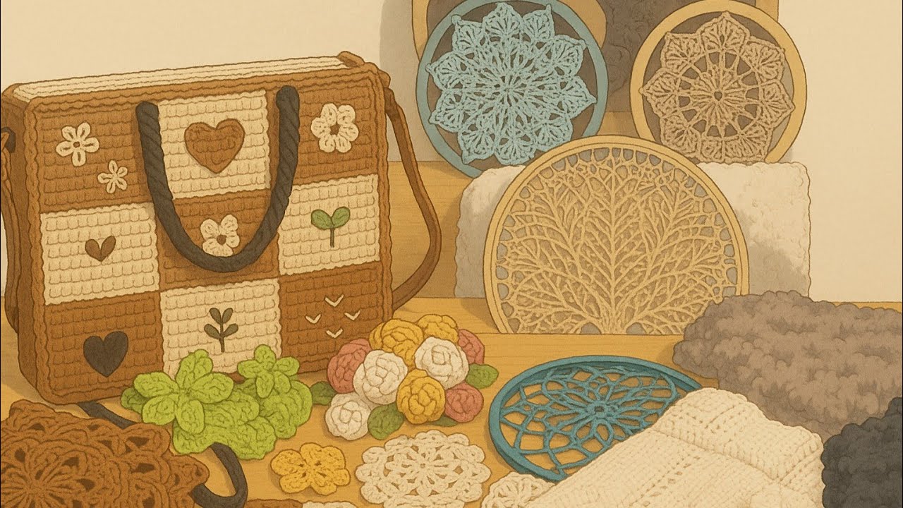 مذكرات حرفية ٢٠ - الكثير من التجارب - Crochet Podcast 20