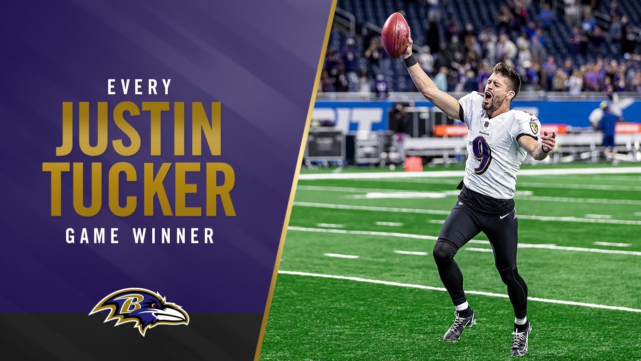 Every Justin Tucker Career Game-Winning Field Goal | Baltimore Ravens
