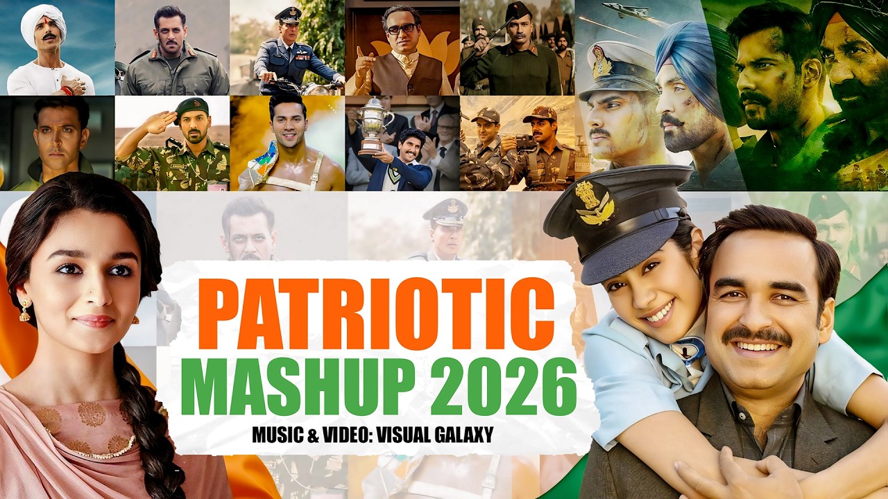 Patriotic Mashup - Visual Galaxy | Independence Day Special 2026  | 15th August | Nonstop Jukebox