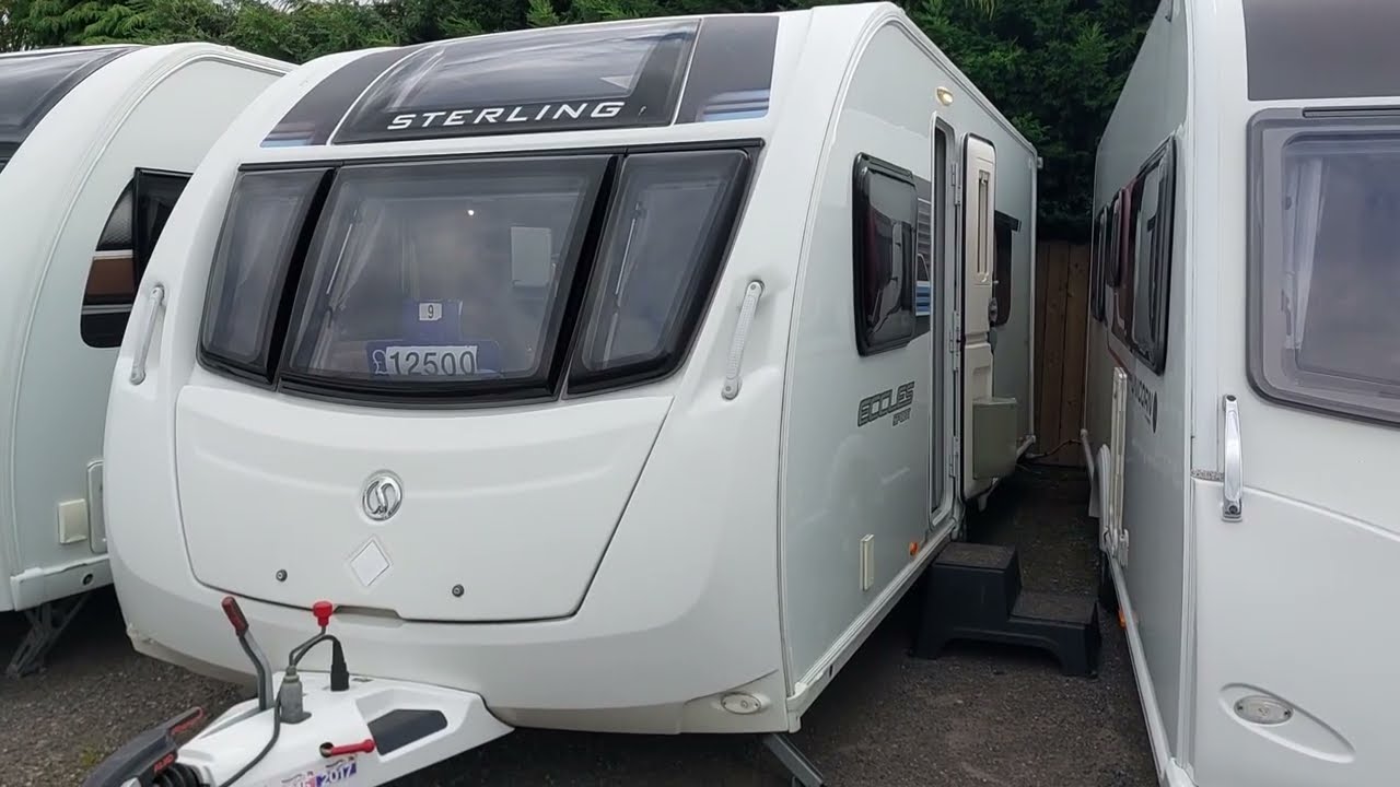 2013 Sterling Eccles Sport 554 SR caravan 4 berth Fixed double bed 1,430kg MTPLM Review 