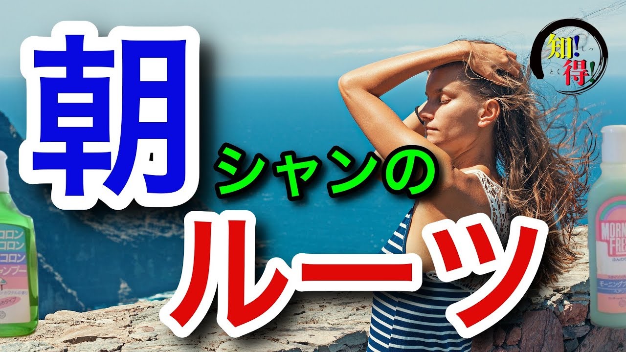 ◆知っ得◆雑学　朝シャンのルーツ