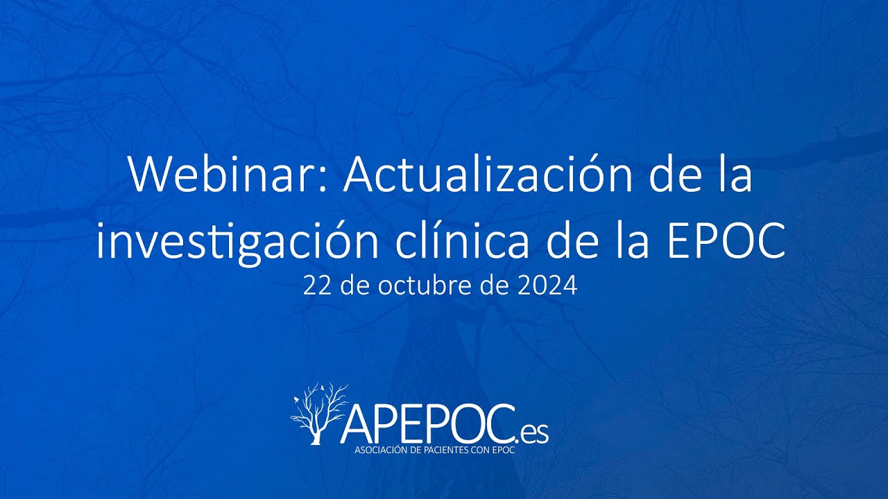 Actualización de la investigación clínica de la EPOC