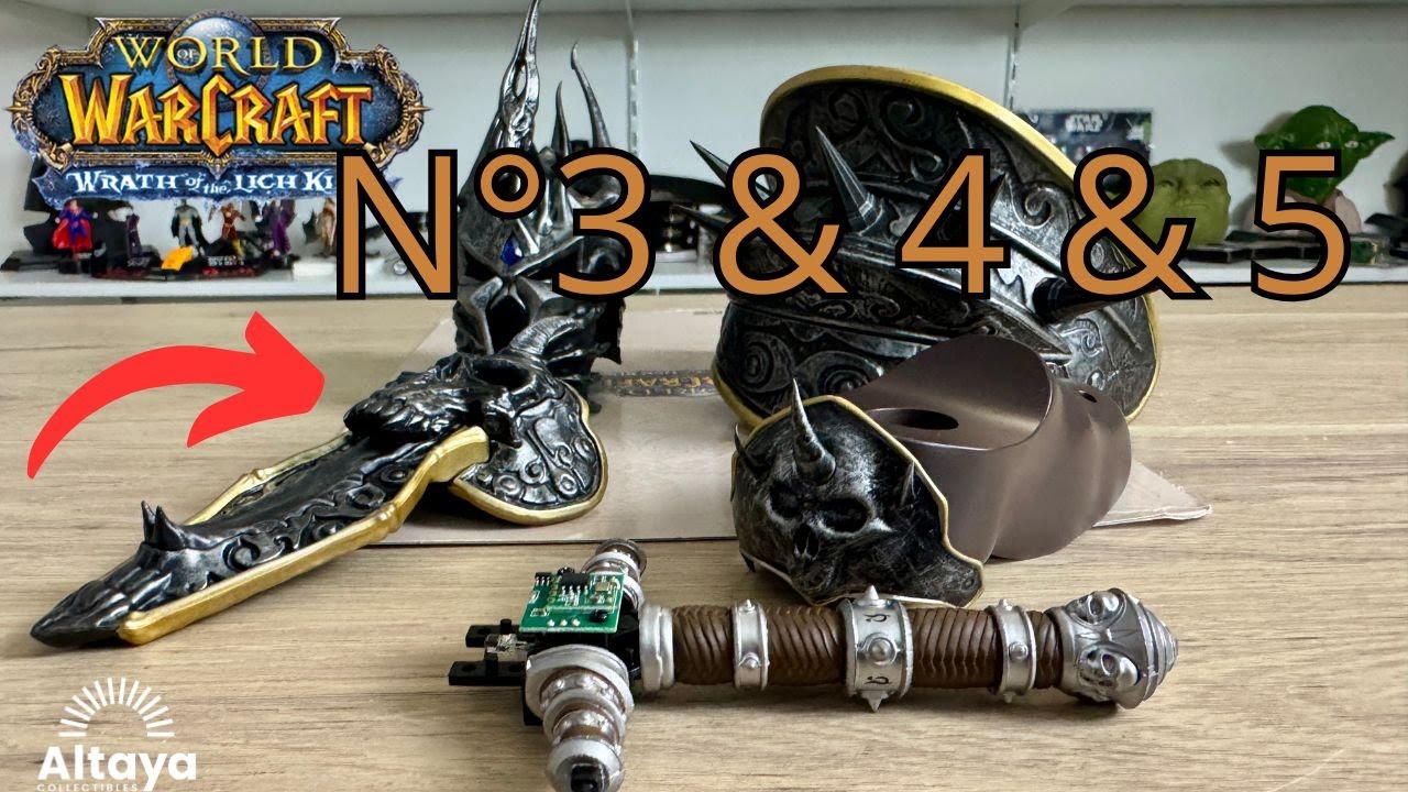 Lich King par Altaya : découvrez l’évolution avec les numéros 3, 4 et 5 !