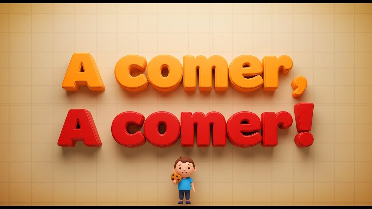 🍽️ &iexcl;A comer, a comer! &ndash; Canci&oacute;n infantil divertida para la hora de comer🍪
