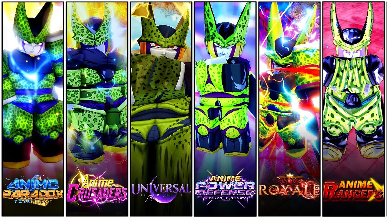 Perfect Cell Comparison in Roblox Anime Games (Paradox, Crusaders, Universal TD, Power Defense...)