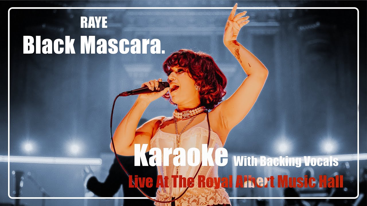 RAYE - Black Mascara. Live Karaoke With BV / DeCrowd