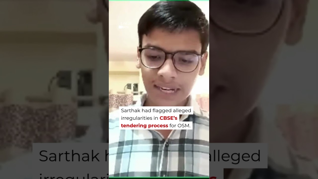 17-Year-Old Who Questioned CBSE&rsquo;s OSM System Appears Before Parliament Panel| Mo of Everything
