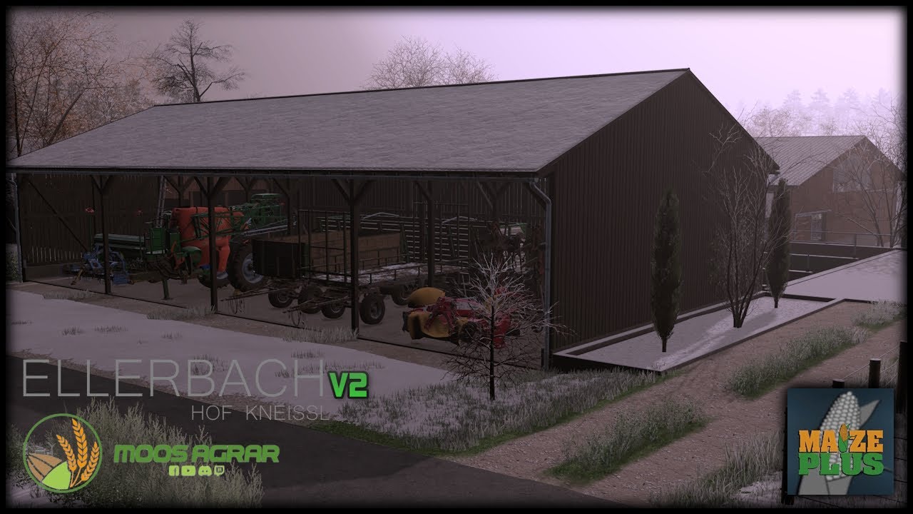 LS22 ELLERBACH V2 Hof Kneissl #203 Hof Erweiterung / Realismus Selbstversuch mit M+