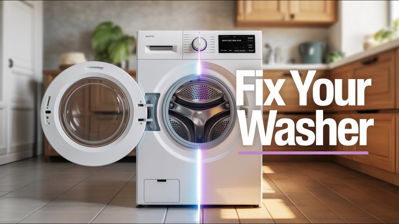 How to fix washing machine drum not turning PART1. 