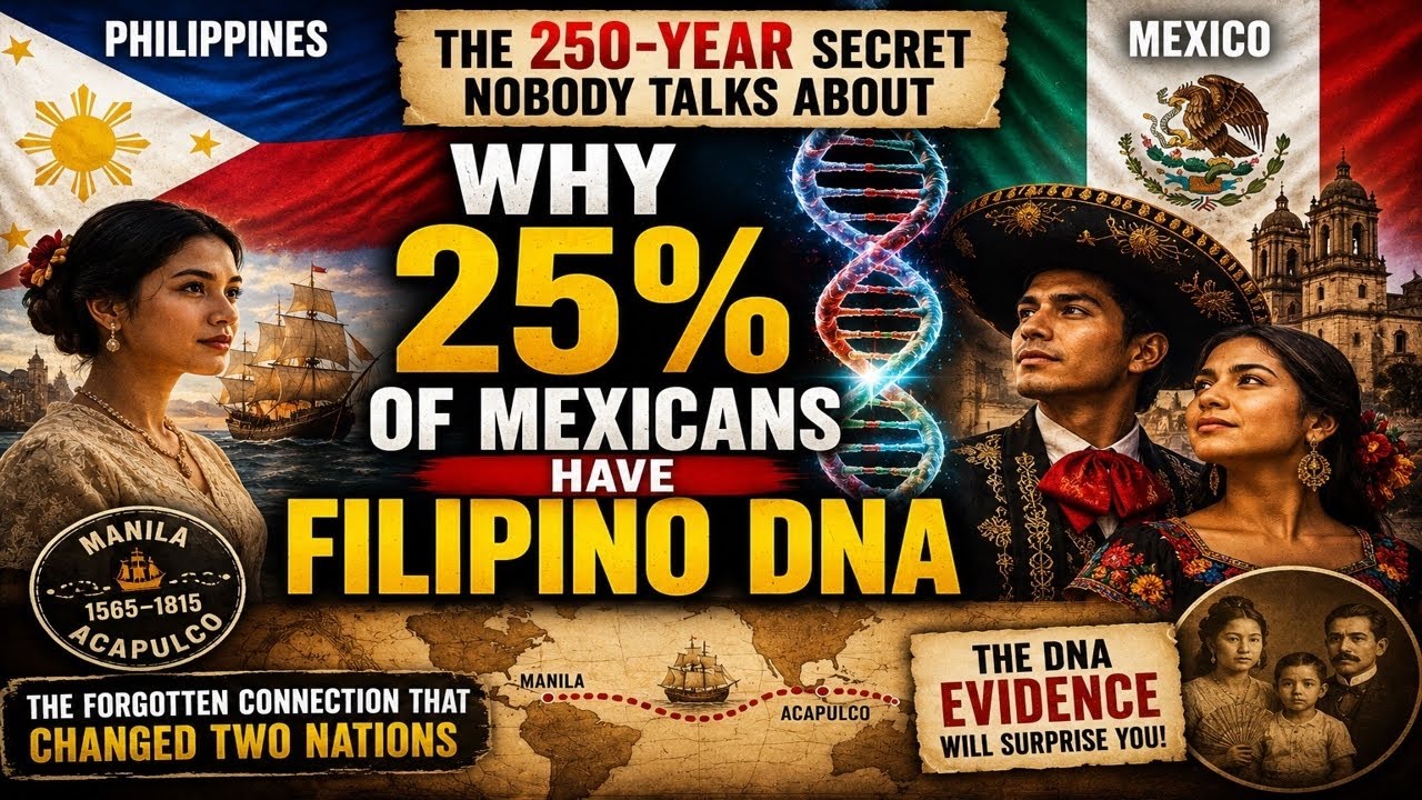 Why 25% of Mexicans Have Filipino DNA - The 250-Year Secret Nobody Talks About