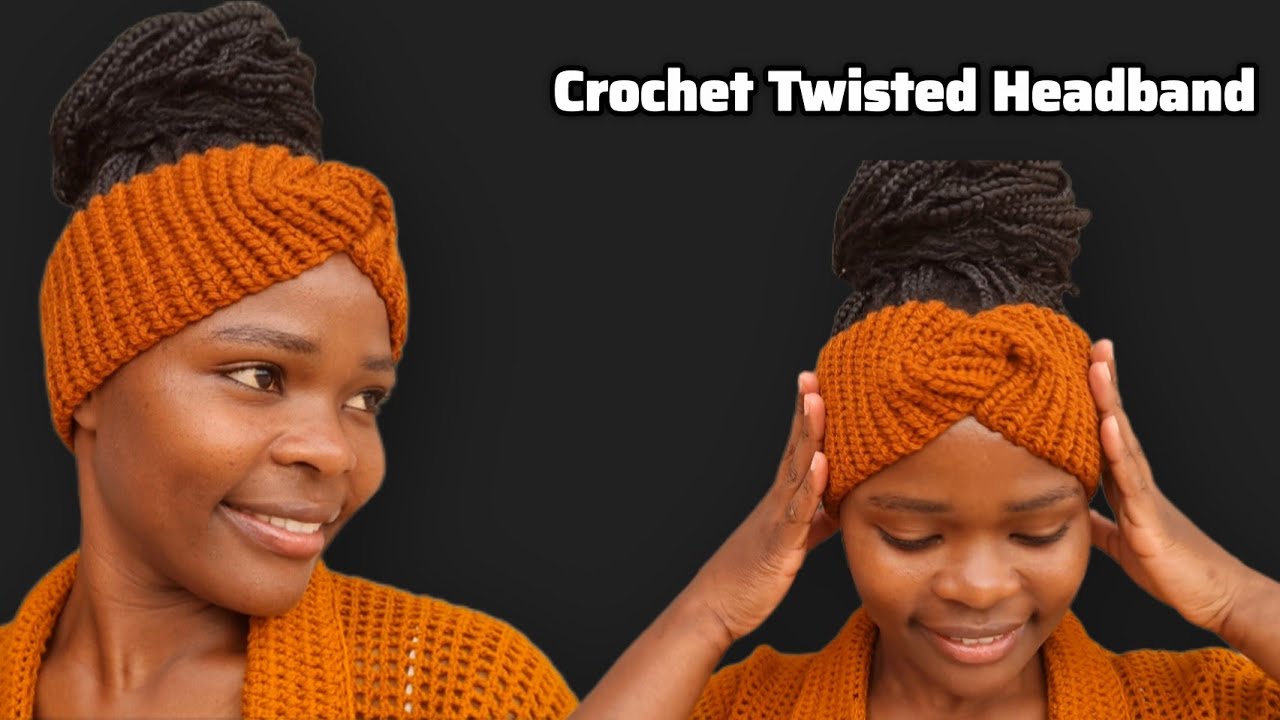 How to Crochet a Twisted Ribbed Headband/Earwarmer | Step by Step Tutorial  for Beginners 