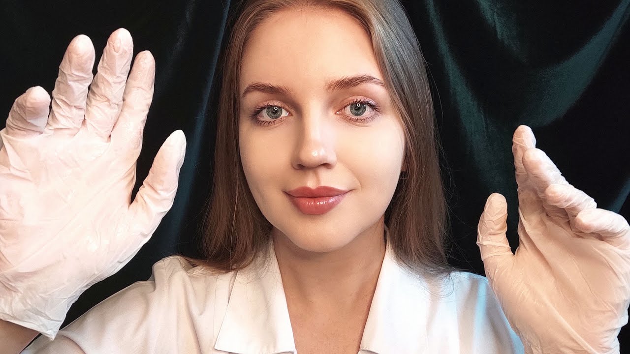 ASMR Relaxing Eye Massage in Gloves