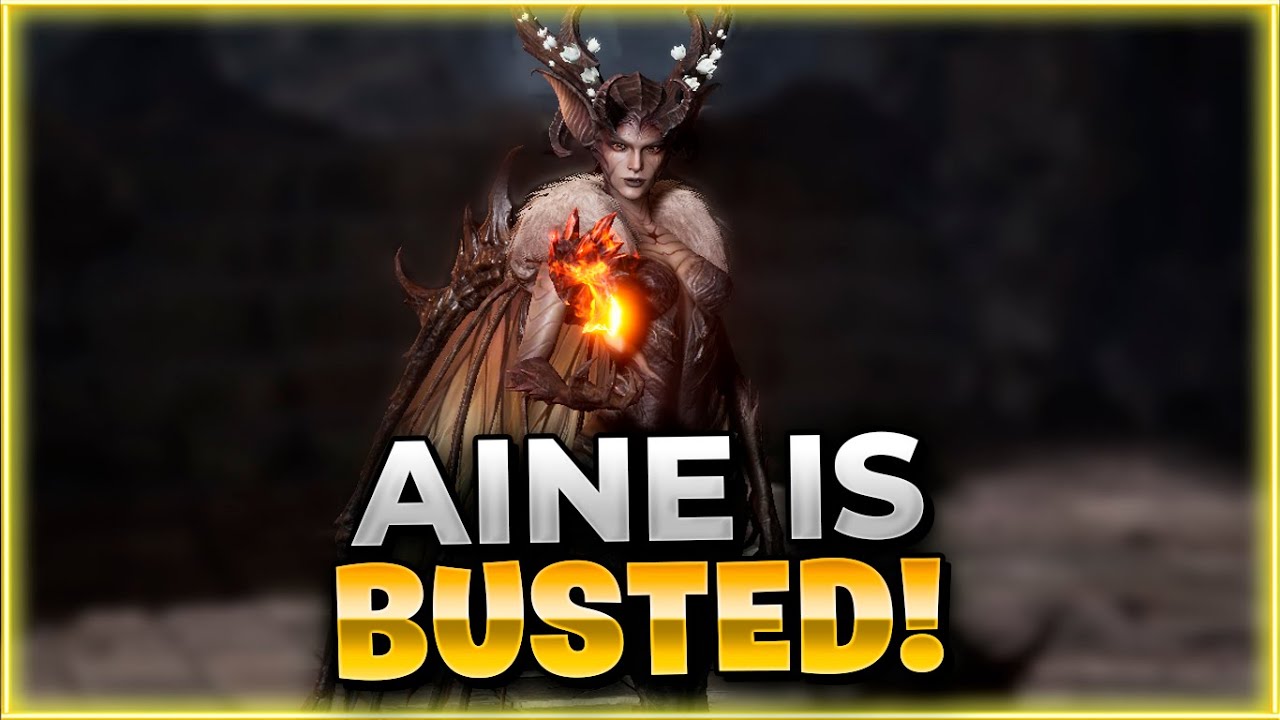 THIS BUILD IS NUTS!! Aine Can Do So MUCH Damage... King Arthur Legends Rise
