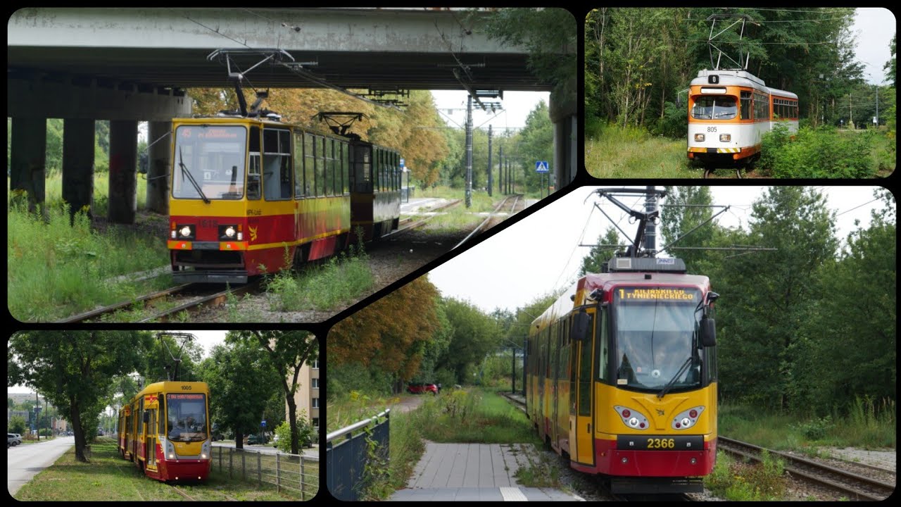Tramwaje w Łodzi lato 2024 / Trams in Lodz summer 2024